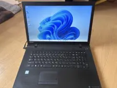 Windows11 新品SSD 黒 大画面 ノートパソコン17.3インチ