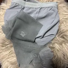 新品未使用●クリスチャンディオール●グレーストッキング●ロゴ入り