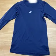 野球アンダーシャツ長袖ネイビーm