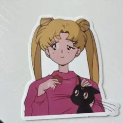 セーラームーン 月野うさぎ ステッカー 大