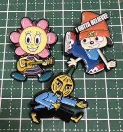 パラッパラッパー ピンバッジ 3種セットのサムネイル