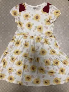 anyFAM 150cm ひまわり柄 半袖ワンピースのサムネイル