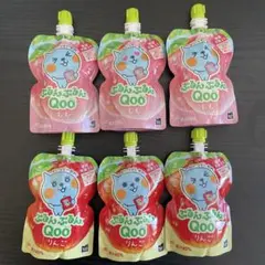 Qoo ぷるんぷるんゼリー もも いちご 6個セットのサムネイル