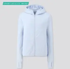 エアリズム　uvカットメッシュパーカ