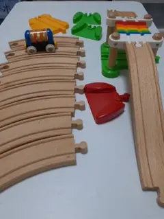 【小梅♡様 専用】BRIO 木製鉄道レールセット【難アリ】