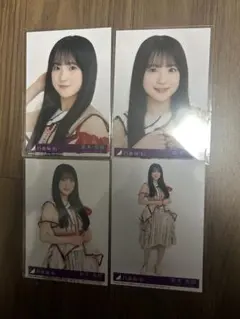 乃木坂46 ビリヤニ生写真封入　鈴木佑捺4種コンプ