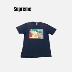 Supreme ネイビー グラフィック vintage y2k Tee 激レア
