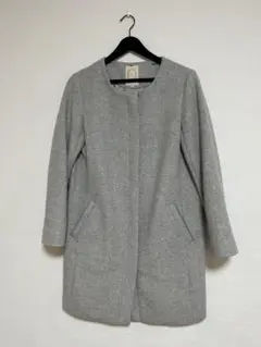 SHIPS ノーカラーコート