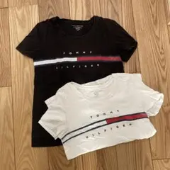 TOMMY HILFIGER Tシャツ 2枚セット　白、黒まとめ売