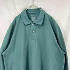 L.L.Bean エルエルビーン ポロシャツ ブルーグリーンのサムネイル