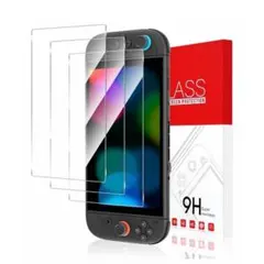 Switch 2 ガラスフィルム 3枚セット 保護フィルム クリーナー付き