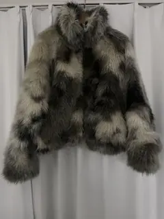 最終お値下げ JEANASIS MIXファーブルゾン