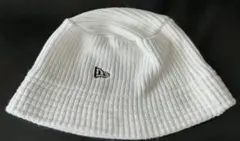 ニューエラ　NEWERA　ニットバケハ　バケットハット　ホワイト