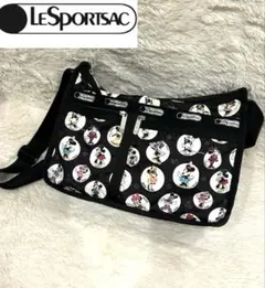 LeSportsac レスポートサック　ミニーショルダーバッグ　黒限定