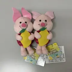 くまのプーさん　マスコット　winnie the pooh ピグレット　2個