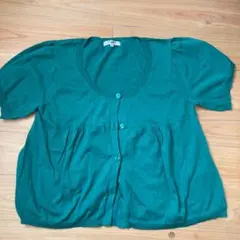 未使用品　NBB グリーンカーディガン