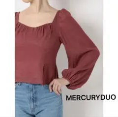 新品タグ付　MERCURYDUO シャツ ブラウス バックシャン　トップスのサムネイル
