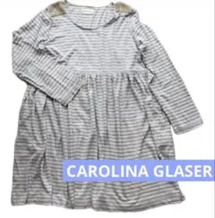 CAROLINA GLASER ボーダーワンピース