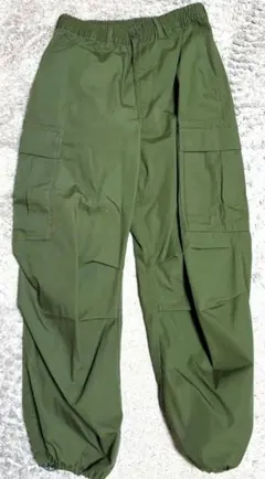 GUカーゴパンツ S メンズ　オリーブ