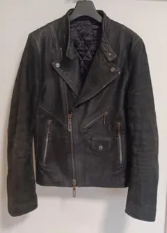 MR.OLIVE　レザーライダースジャケット