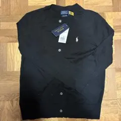 新品未使用タグ付き　Polo Ralph Lauren ブラックカーディガン