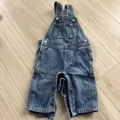 Gap デニムオーバーオール ブルー 70cm