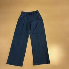 ワイドデニムパンツ