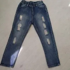 CLASSICALELF☆デニムブルー ダメージ加工パンツ