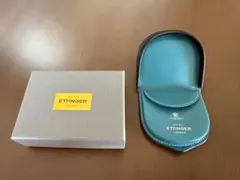 極美品】ETTINGER エッティンガー 馬蹄型 コインケースターコイズ