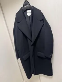 か*ー様 ANCELLM アンセルム ウール シルク カシミア コート ブラック