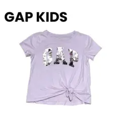 GAP KIDS ギャップキッズ スパンコール ロゴTシャツ ラベンダー 110