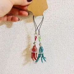 カラフルクラゲチャーム　2個セット