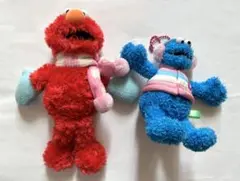 セサミストリート ぬいぐるみ エルモ クッキーモンスター スノー