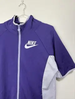 NIKE ナイキ 半袖 フルジップウエア ジャージ パープル XL 00s