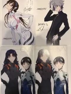 新品未開封】ヱヴァ 新劇場版(序破Q・シンx2)ポストカード 5種 エヴァ