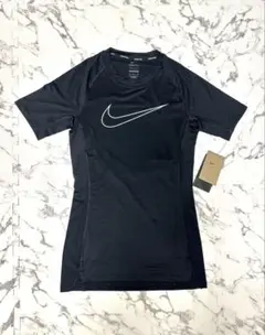 NIKE PRO 半袖コンプレッションTシャツ ブラックDF トレーニング S