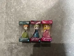 Qposket ディズニープリンセス 3体セット