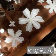 【Yi191】壹洱 / 透白花集 pet 1ループ 120cm¥270