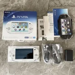 【美品】PlayStation Vita ライトブルー／ホワイト