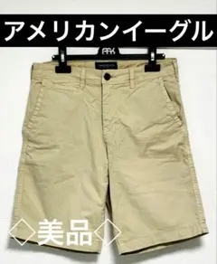 【アメリカンイーグル】 オリーブ カーキ ショートパンツ