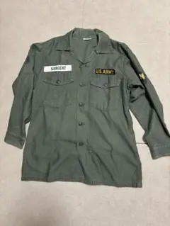 70s U.S. ARMY ミリタリーシャツ OG107