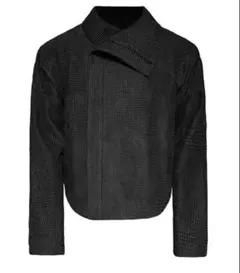 JCAESAR Asymmetric Zipper Short Jacket