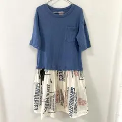 DENIMDUNGAREE デニムダンガリー　ワンピース120cm