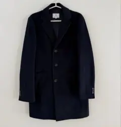 ビームスハート　綺麗め　コート　ネイビー　44
