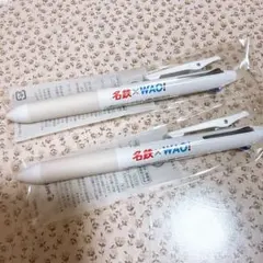 名鉄×WAO! フリクションボールペン 2本セット　こすると消えるフリクション