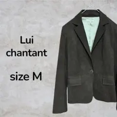 Lui chantant 襟付きジャケット　テーラード　ブラウン　古着