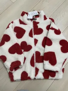 ベビー　キッズ　バースデイ　マイリトルワンダー　ハート　アウター　フリース