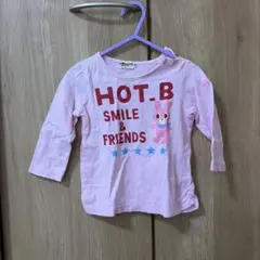 HOT.B ピンク 長袖カットソー 80