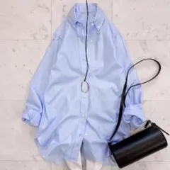 MADISONBLUE マディソンブルー リネンシャツ サイズ02 M ブルー - メルカリ