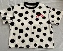 【新品】apres les cours 総柄Tシャツ ドット 110cmのサムネイル